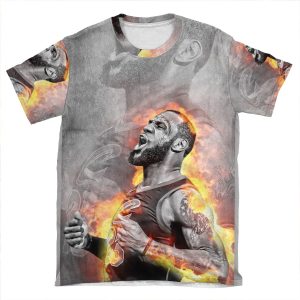 Unique Lebron James Phone /Cover. AOP T-shirt Tee