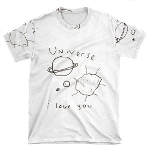 Universe I Love You - Matthew Grey Gubler AOP T-shirt Tee