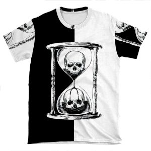 Unus Annus Hourglass Logo AOP T-shirt Tee