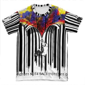 Unzip The Colour Wave AOP T-shirt Tee