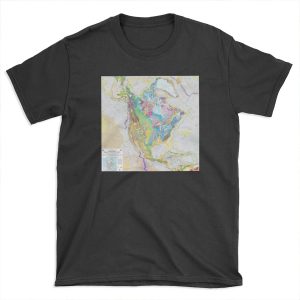 USGS Geologic Map of North America T-shirt Tee