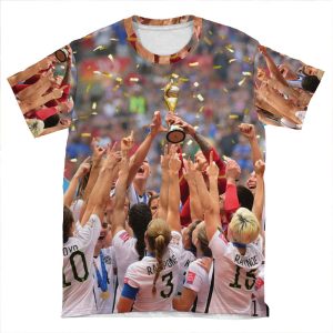 Uswnt World Cup Champions 2015 AOP T-shirt Tee