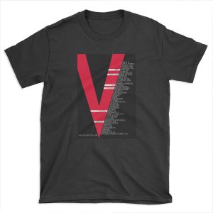 V for Vendetta Speech T-shirt Tee