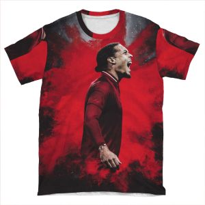 Van Dijk Digital Illustration AOP T-shirt Tee