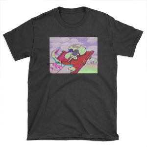 Vaporwave Low-FI Aesthetic Squidward T-shirt Tee