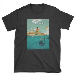 Venice Italy City of Water Retro T-shirt Tee
