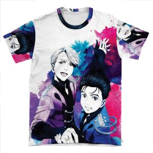 Victuuri Pair Skate AOP T-shirt Tee