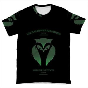 Vigilo Operior Audio AOP T-shirt Tee