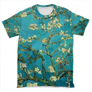 Vincent Van Gogh, Blossoming Almond Tree AOP T-shirt Tee