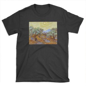 Vincent Van Gogh "Olive Trees with Yellow Sky and Sun", 1889 T-shirt Tee