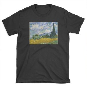 Vincent Van Gogh - Wheat Field with Cypresses T-shirt Tee