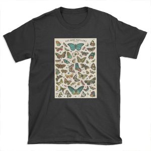 vintage butterfly poster T-shirt Tee