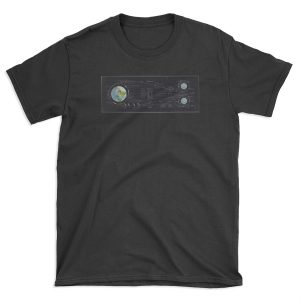 Vintage Diagram of The Apollo Mission (1969) T-shirt Tee