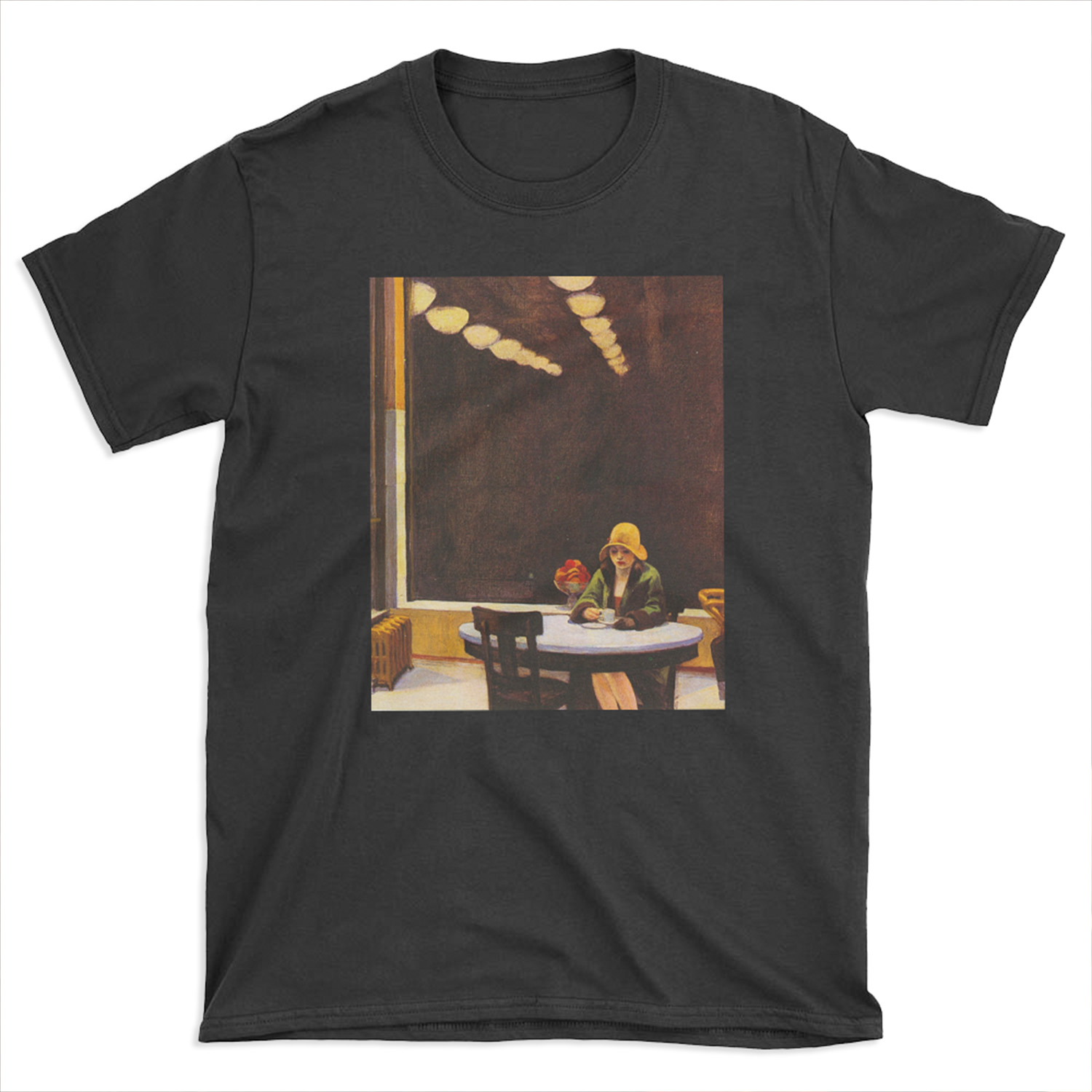 Vintage Edward Hopper Automat T-shirt Tee
