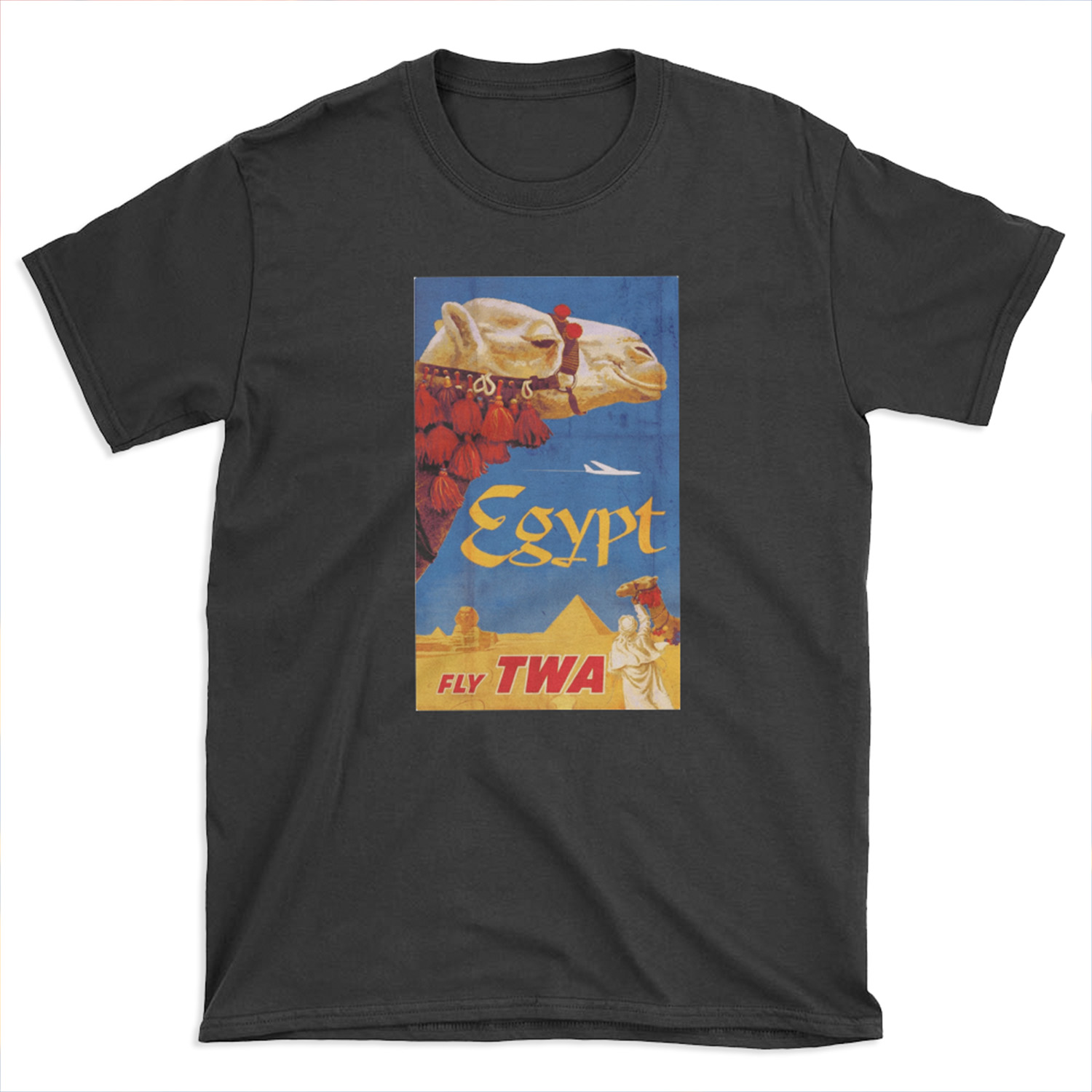 Vintage Egypt travel poster T-shirt Tee