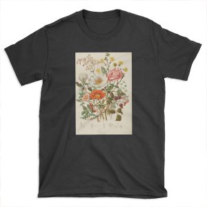vintage flowers poster T-shirt Tee