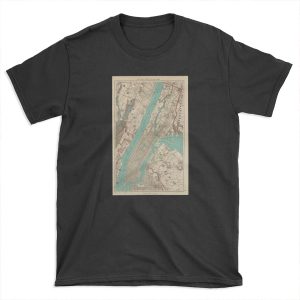 Vintage Map of New York City (1890) T-shirt Tee