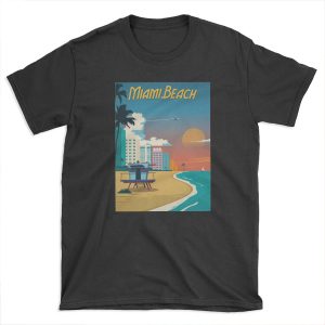 Vintage Miami Beach T-shirt Tee