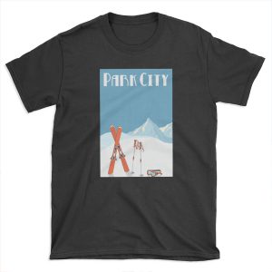 Vintage Park City Utah Ski T-shirt Tee
