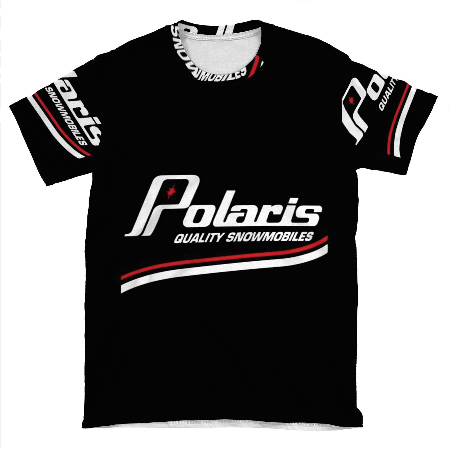 Vintage Polaris Snowmobiles Usa AOP T-shirt Tee