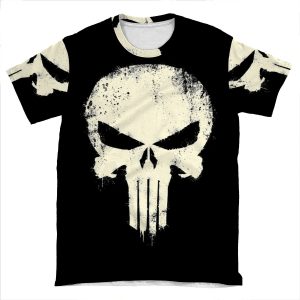 Vintage Punisher AOP T-shirt Tee