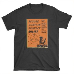 Vintage SCP Containment Team Recruitment T-shirt Tee