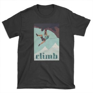 Vintage Style Rock Climbing T-shirt Tee