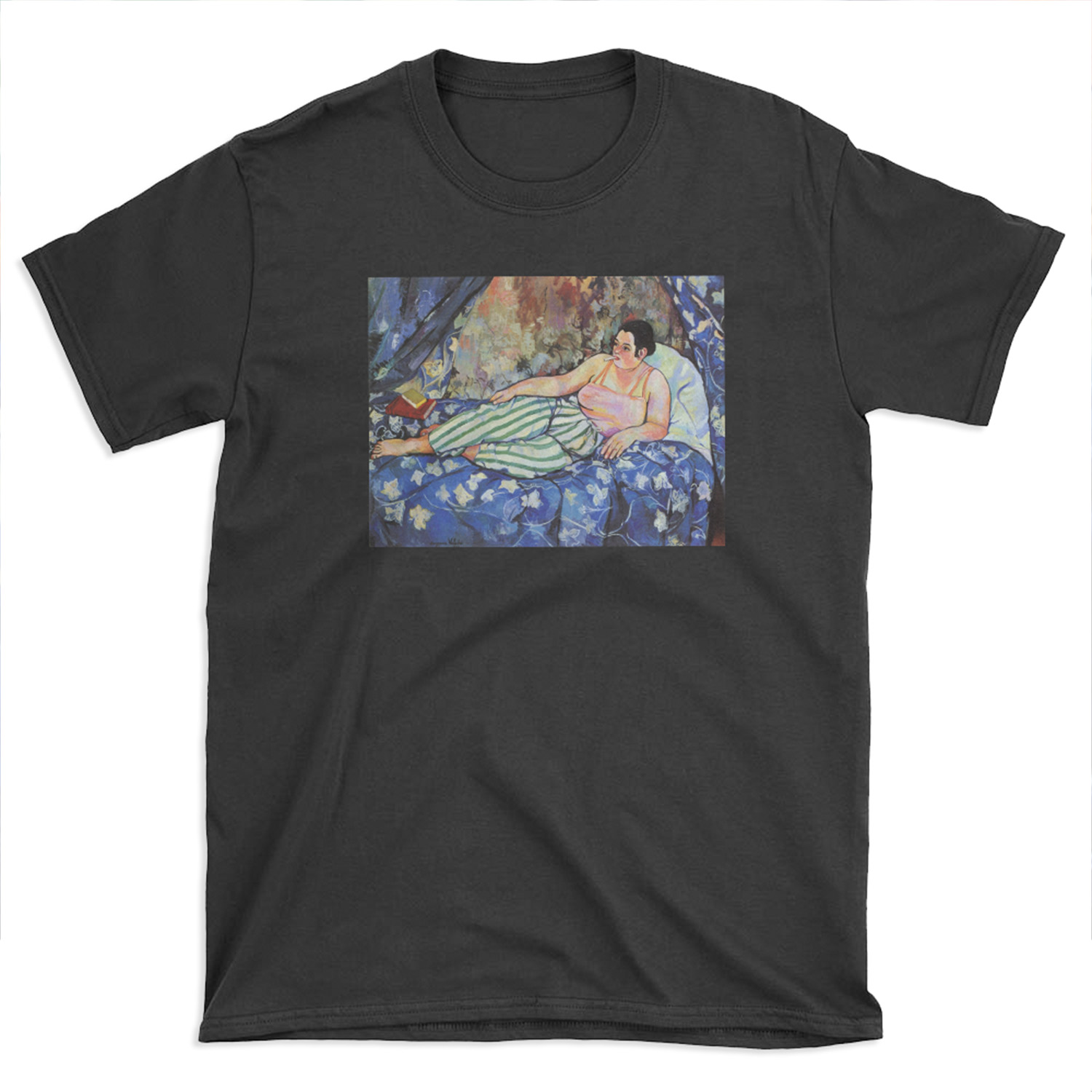 Vintage Suzanne Valadon 1923 - The Blue Room Fine Art T-shirt Tee