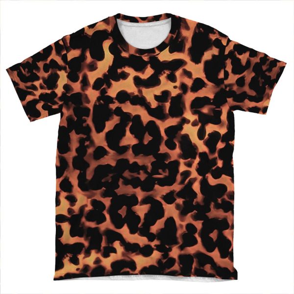 Vintage Tortoise Shell Pale AOP T-shirt Tee