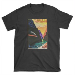 Vintage Visit Yugoslavia Travel T-shirt Tee