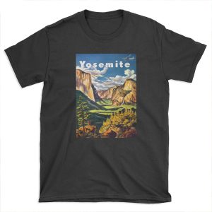 Vintage Yosemite National Park California Travel T-shirt Tee
