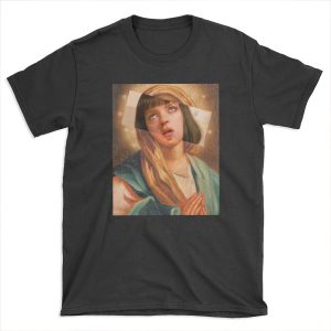 Virgin Mia Damn Pulp Fiction Mia Wallace T-shirt Tee