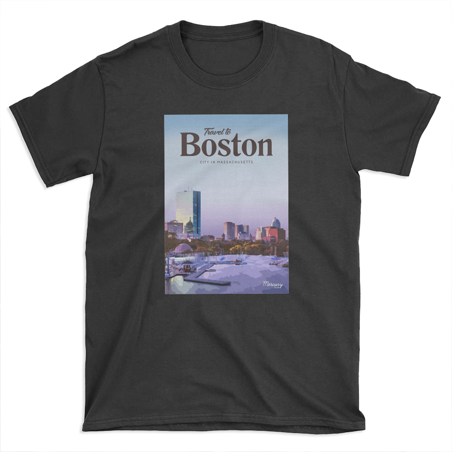 Visit Boston T-shirt Tee