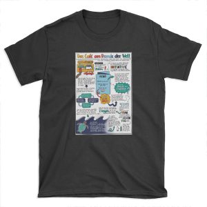Visual Memo: "The Café on the Edge of the World" T-shirt Tee