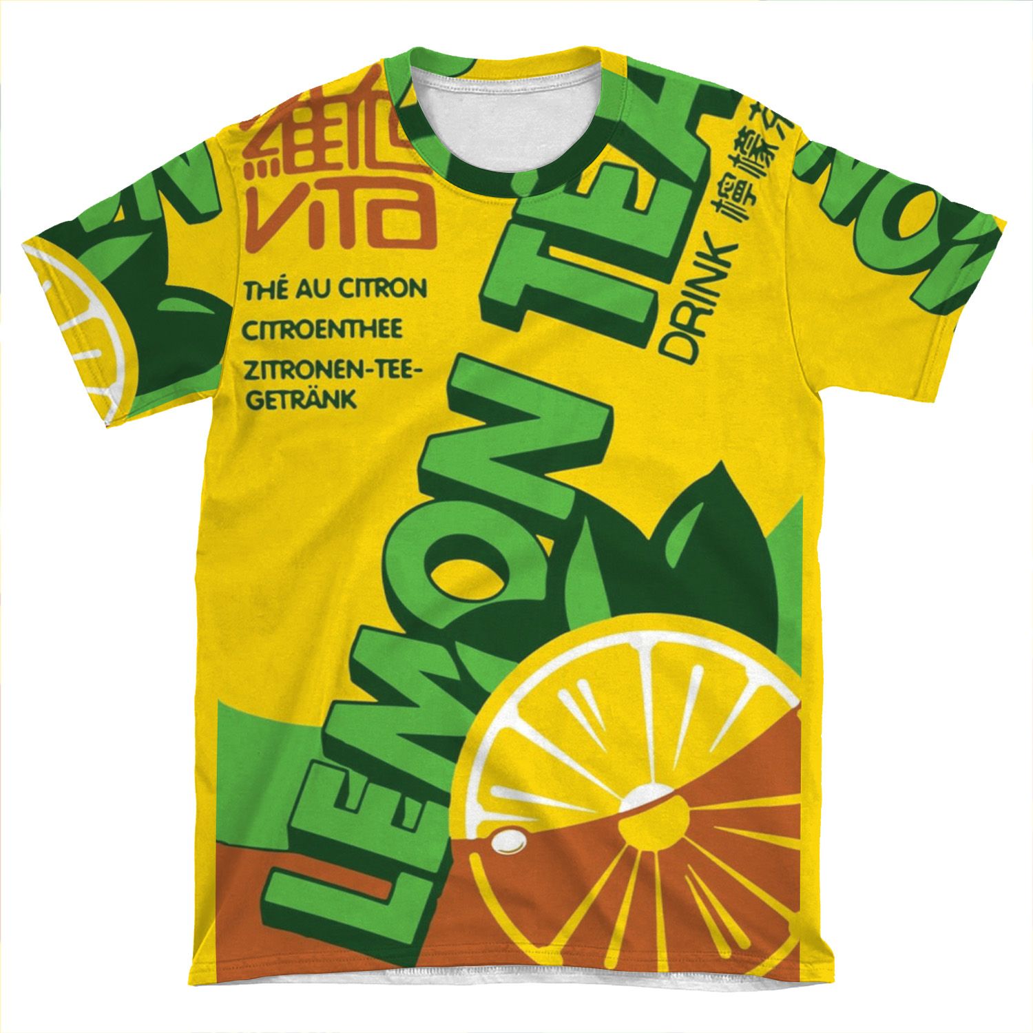Vita Lemon Tea AOP T-shirt Tee