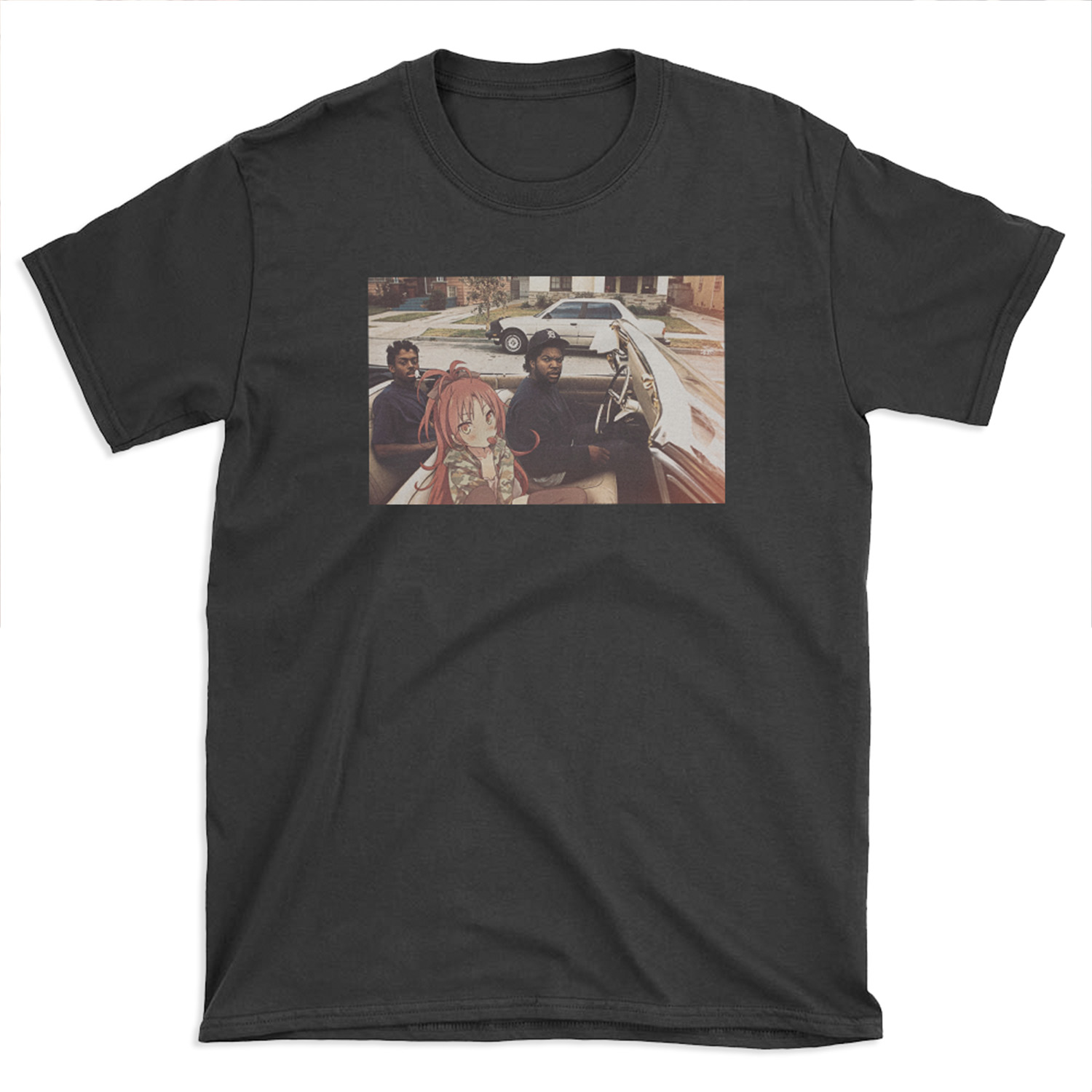 Waifuz n the Hood feat Kyoko Sakura T-shirt Tee