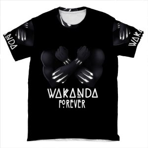 Wakanda Forever AOP T-shirt Tee