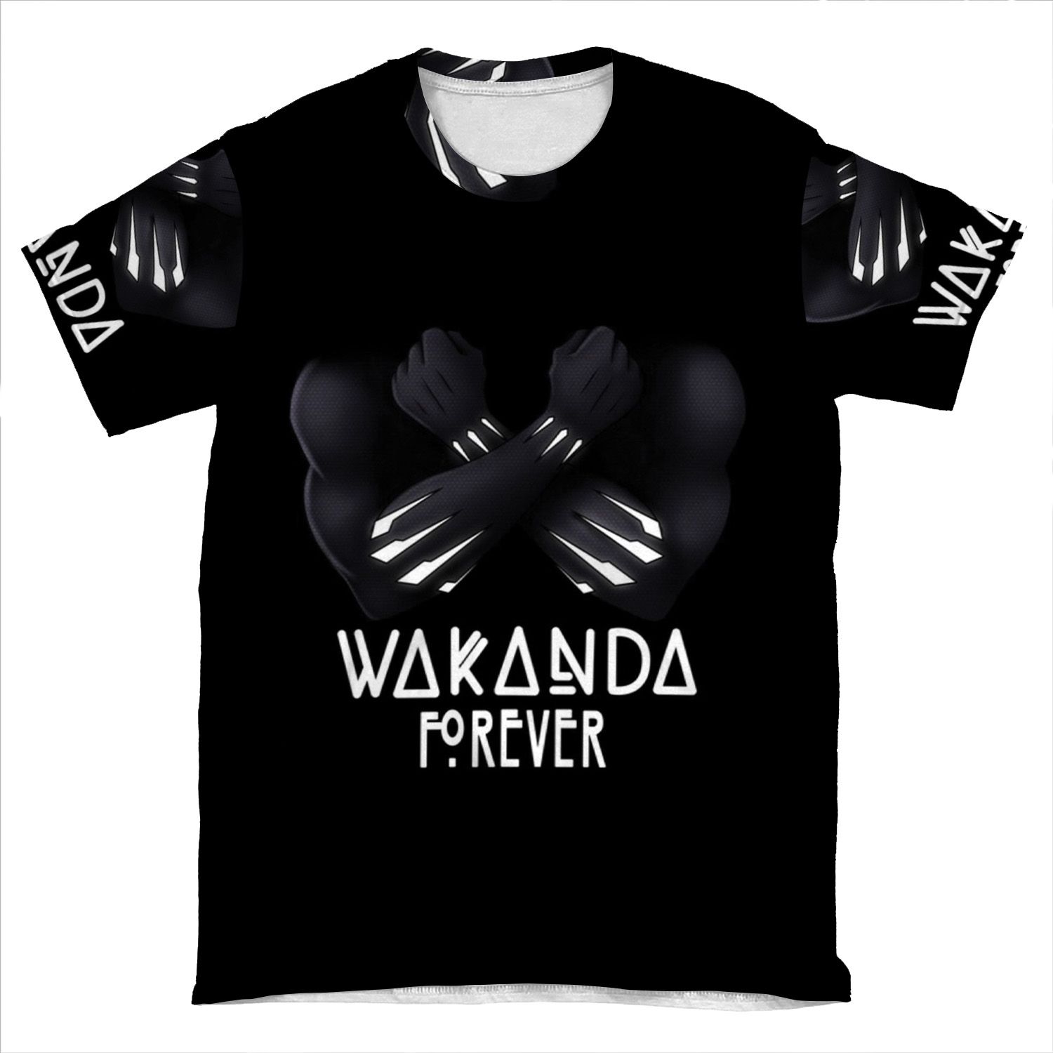 Wakanda Forever AOP T-shirt Tee