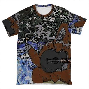 Wake Up You Massive Druggo AOP T-shirt Tee