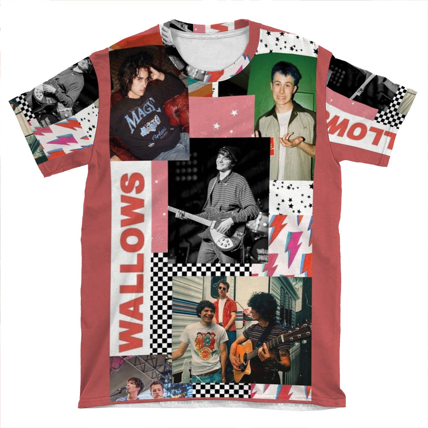 Wallows Collage AOP T-shirt Tee