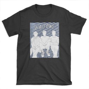 Wallows Outline with Nothing Happens Background T-shirt Tee