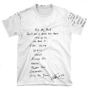 Walls Track List // Louis Tomlinson AOP T-shirt Tee