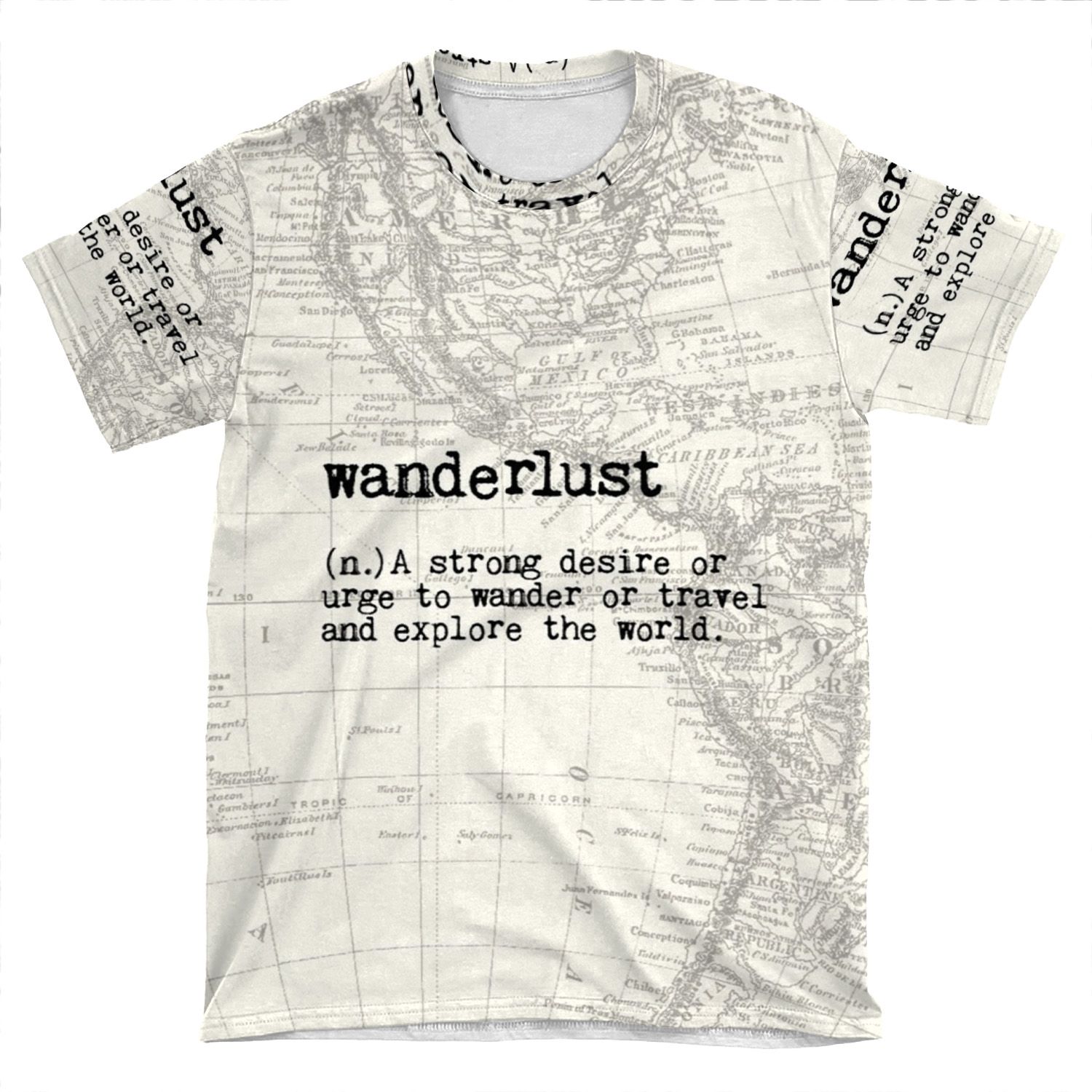 Wanderlust AOP T-shirt Tee