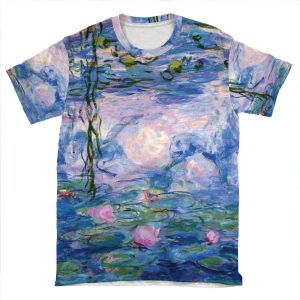 Water Lilies - Claude Monet AOP T-shirt Tee