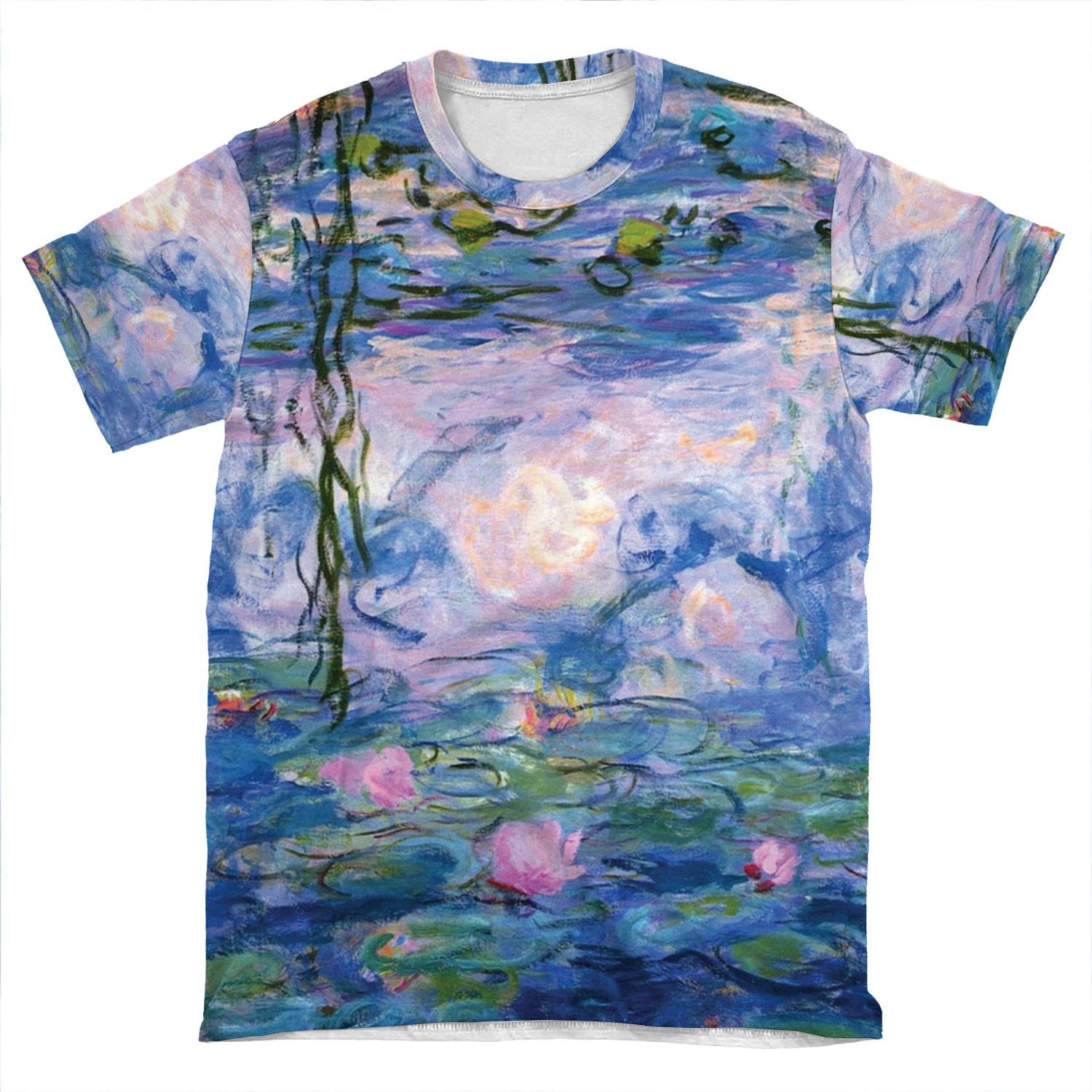 Water Lilies - Claude Monet AOP T-shirt Tee