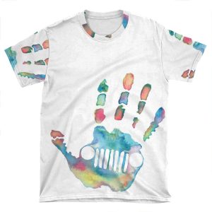 Watercolor Jeep Wave 2 AOP T-shirt Tee