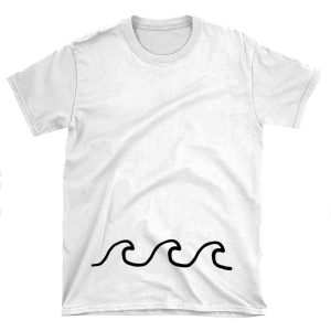 Waves AOP T-shirt Tee