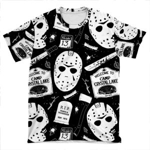 Welcome Campers! AOP T-shirt Tee