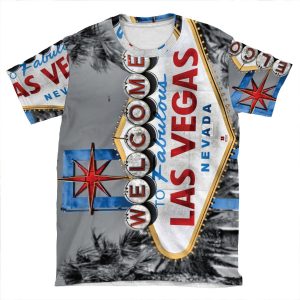 Welcome To Fabulous Las Vegas AOP T-shirt Tee