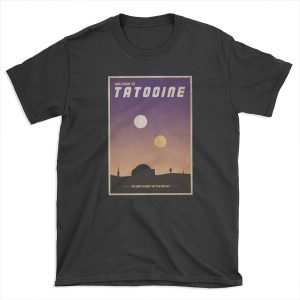 Welcome to Tatooine Vintage poster T-shirt Tee